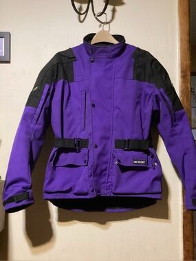 Women’s Joe Rocket Ballistic Motorcycle Jacket with Armor & Removable Liner Sz L
